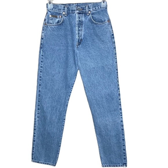 Vintage CK Calvin Klein | Button Fly High Rise Jeans Blue Tagged Size 7/32 - Picture 1 of 8